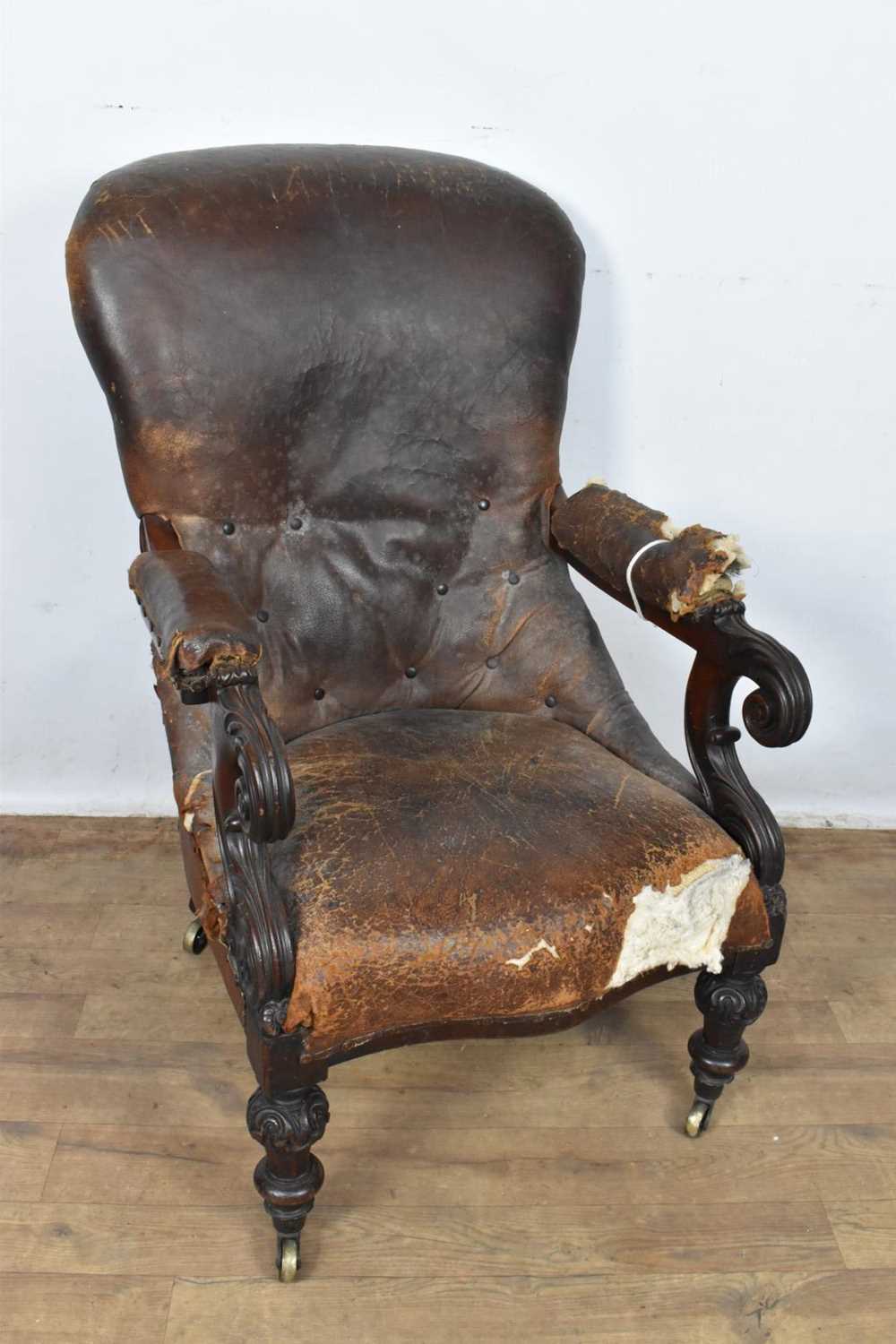 George IV library chair