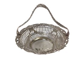 George III silver épergne basket