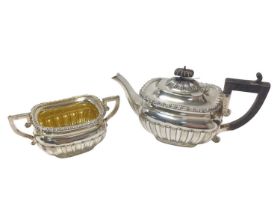 Victorian two piece batchelors' tea set