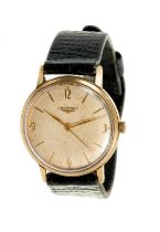 1960s Gentlemen’s Longines 9ct gold cased wristwatch
