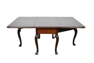 George II Cuban mahogany drop-leaf dining table