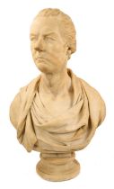 Dominick Andrew Olivieri (act. 1820-1833): Good marble portrait bust of William Pitt the Younger, si