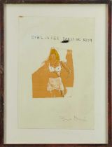 *Jim Dine (b. 1935) three signed lithographs: Sybil in her Dressing Room; Hose Lamp; Dorian Gray wit