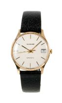 1980s Gentlemen’s Garrard 9ct gold automatic wristwatch