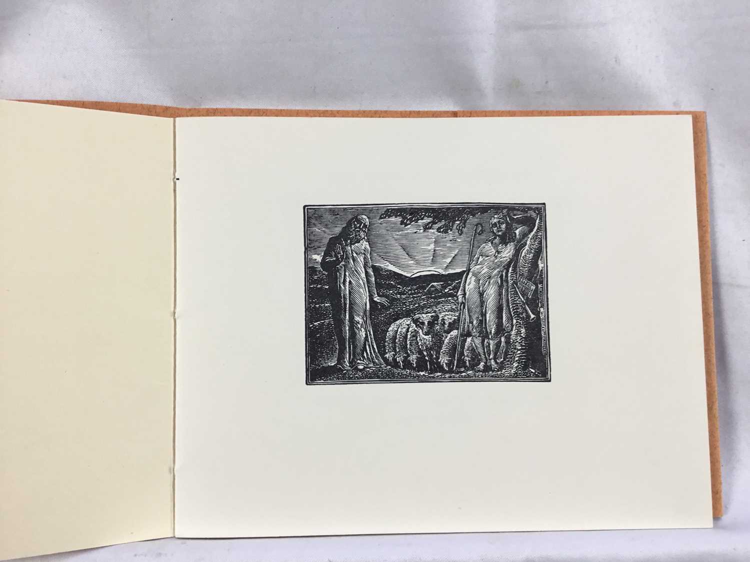 The Wood Engravings of William Blake - A Prospectus, 1977, together with one loose woodblock and thr - Image 8 of 10