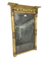 Regency gilt pier mirror