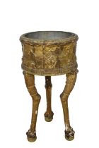 George I style giltwood jardinière stand