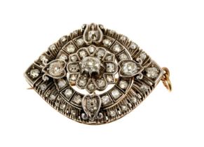 Victorian diamond pendant/brooch