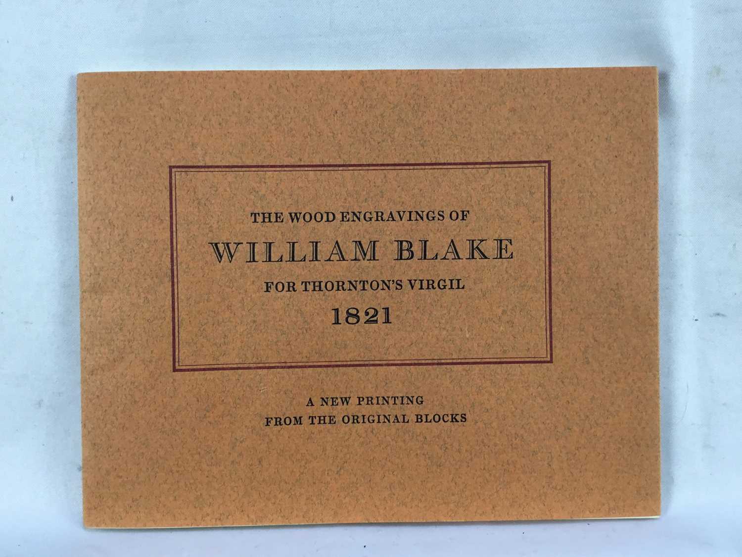 The Wood Engravings of William Blake - A Prospectus, 1977, together with one loose woodblock and thr - Image 6 of 10