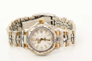 Ladies Tag Heuer Professional bi-metal wristwatch on integral bracelet