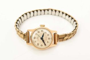 1950s ladies Rolex Precision 9ct gold wristwatch