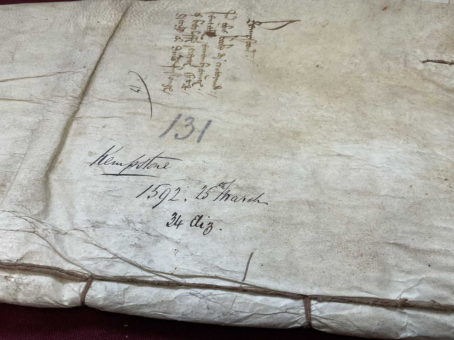 Of Norfolk and Sir Edward Coke (1552-1634) interest: Large archive of indentures on vellum and paper - Image 8 of 73