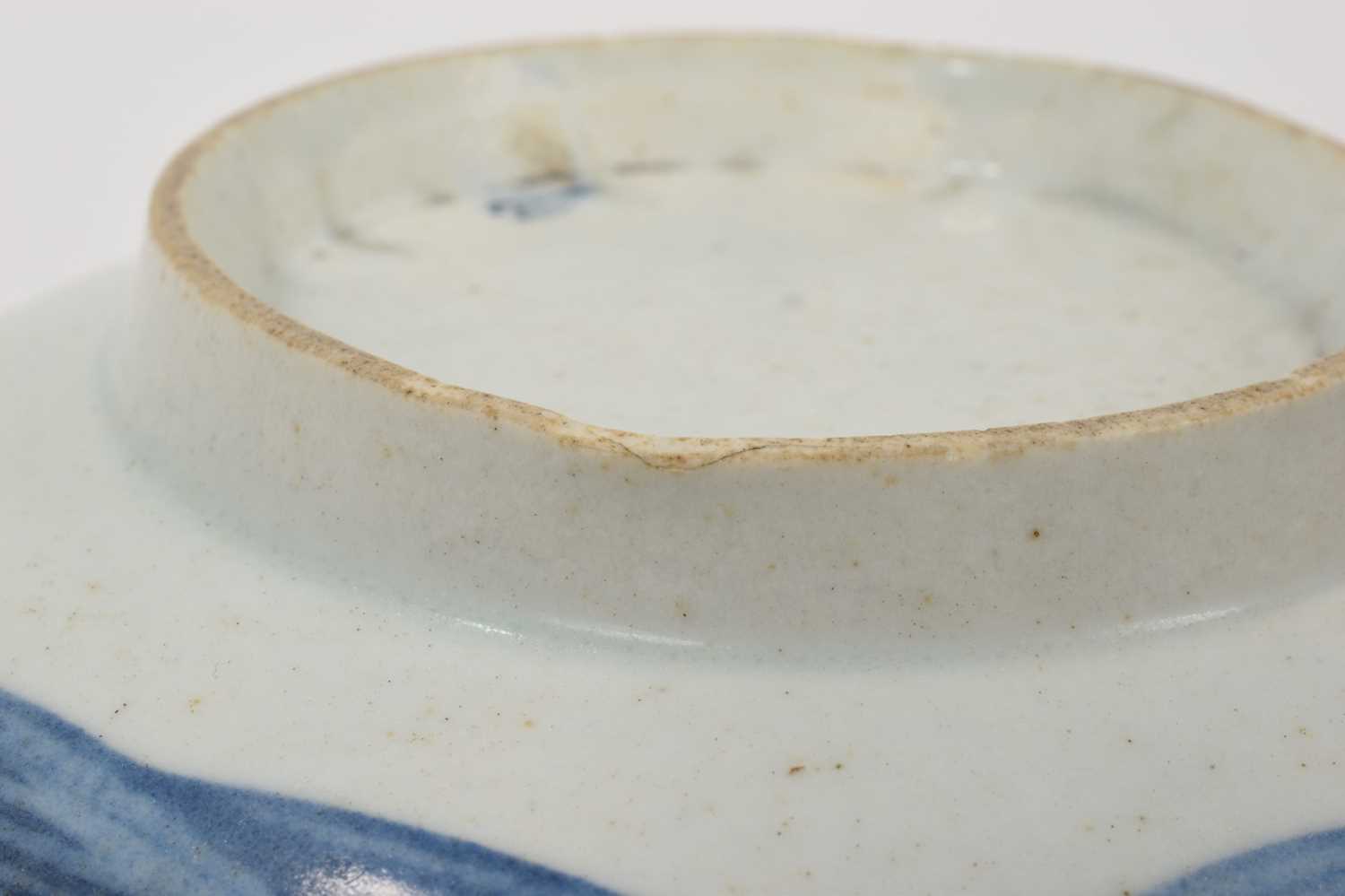 Bow blue and white porcelain bowl - Image 9 of 9
