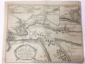 1759 siege of Quebec map