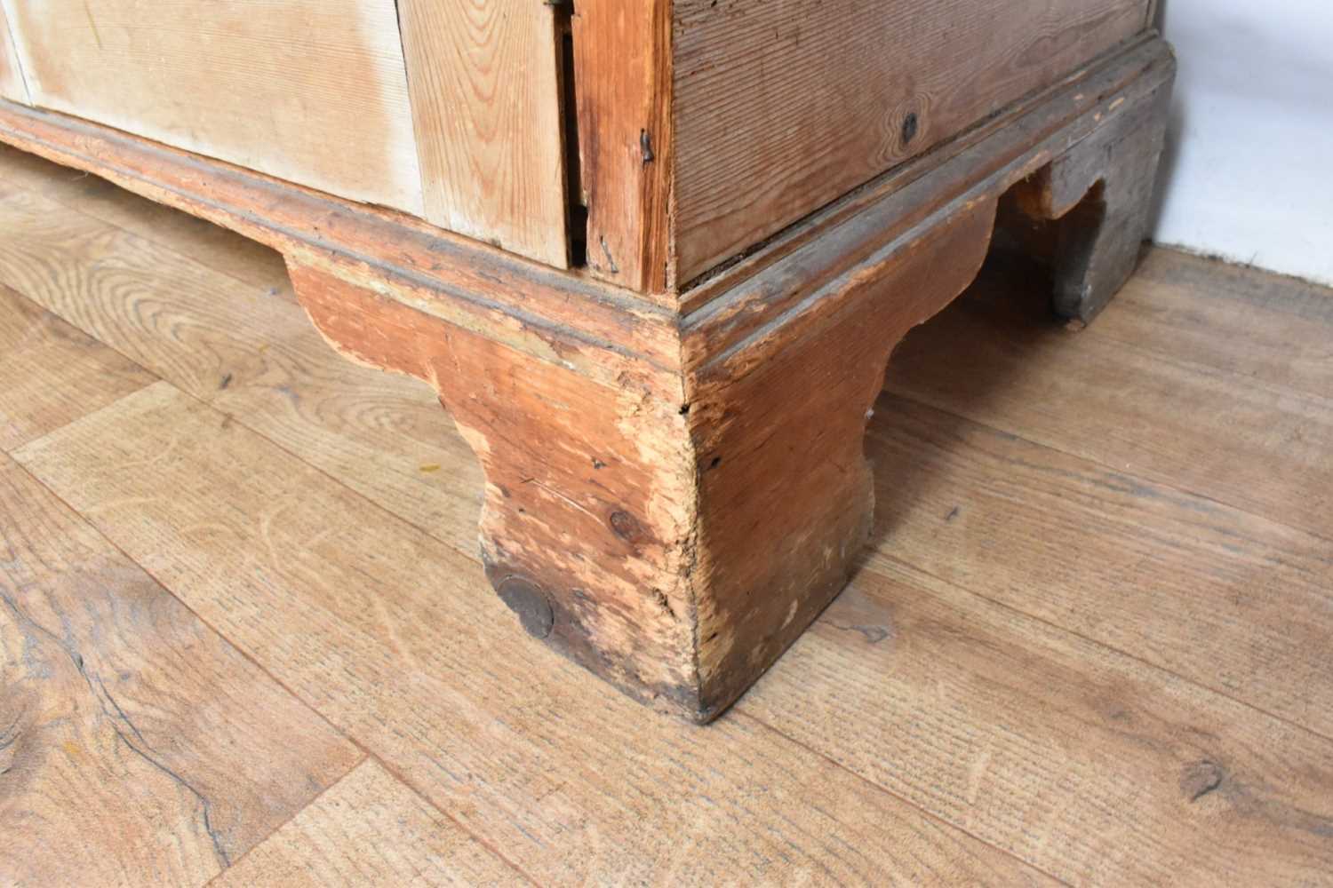 19th century pine high dresser - Image 8 of 9