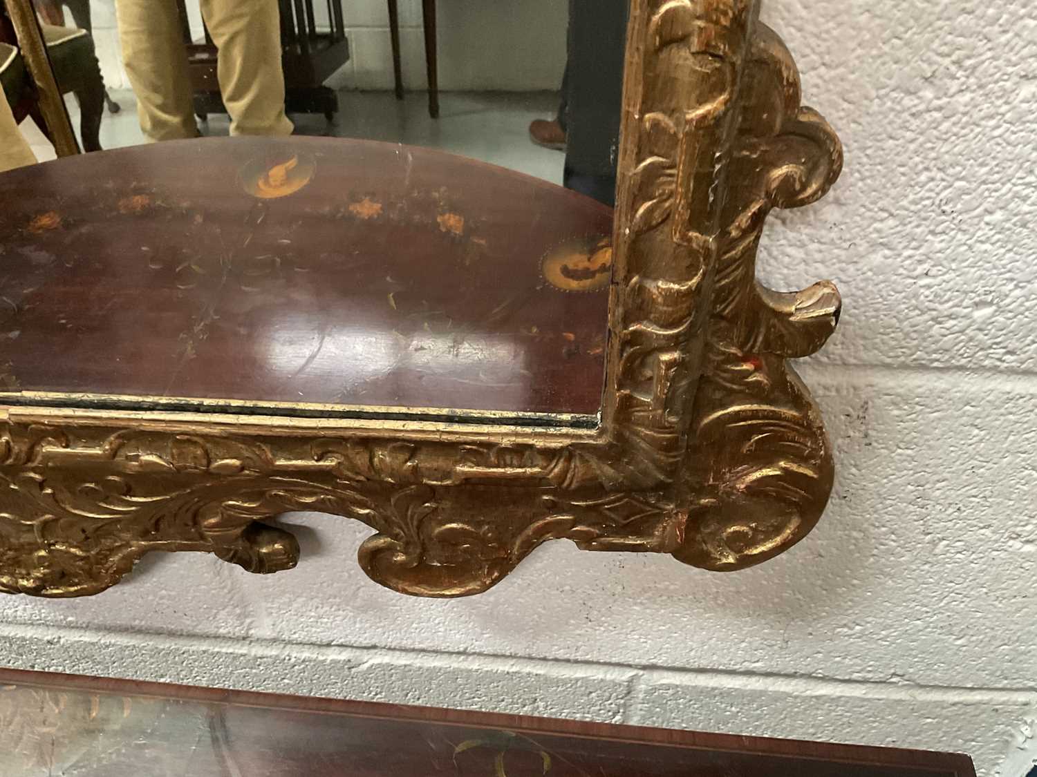 George I giltwood wall mirror - Image 12 of 25