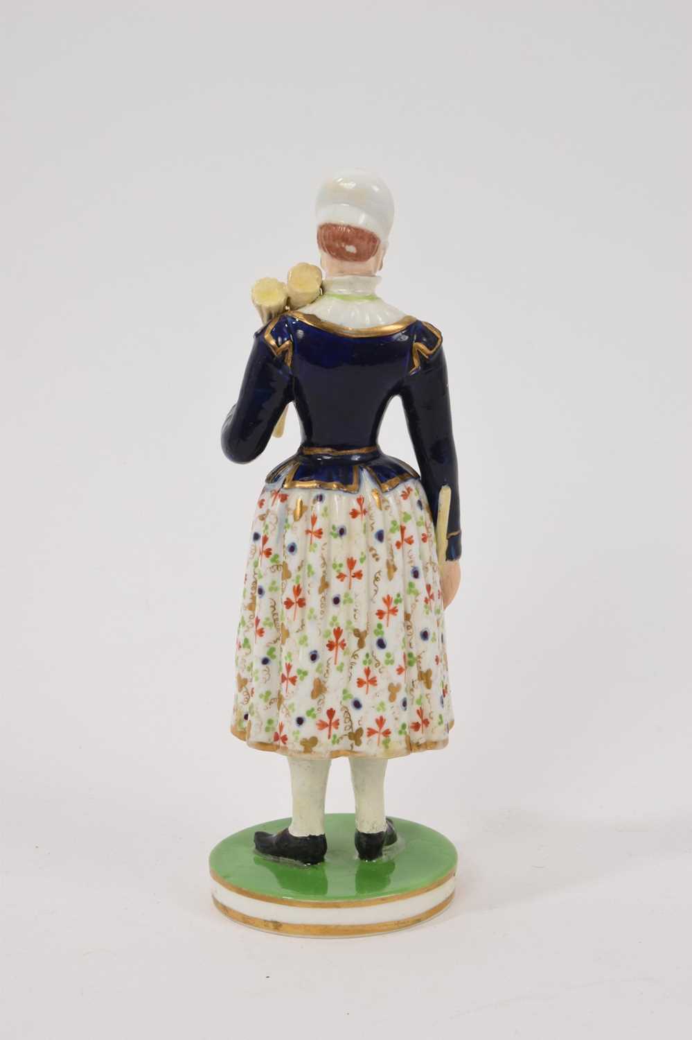 Derby figure of a broom seller, circa 1815-20 - Image 2 of 3