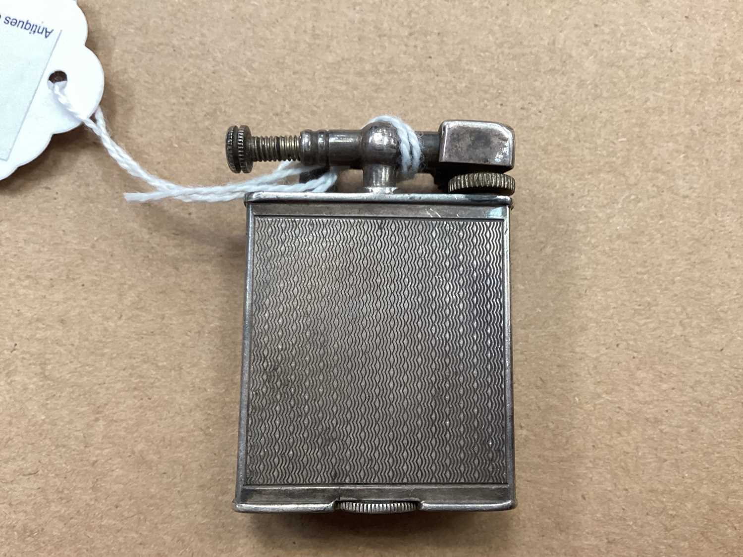 A silver Parker Beacon (Dunhill) lighter, c.1930, import marks Alfred Dunhill Ltd - Image 4 of 8