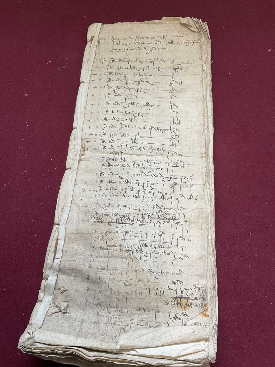 Of Norfolk and Sir Edward Coke (1552-1634) interest: Large archive of indentures on vellum and paper - Image 9 of 73