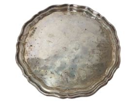 1930s silver salver