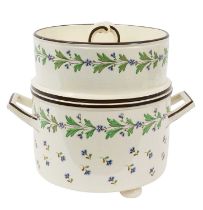Wedgwood Queensware ice pail and cover