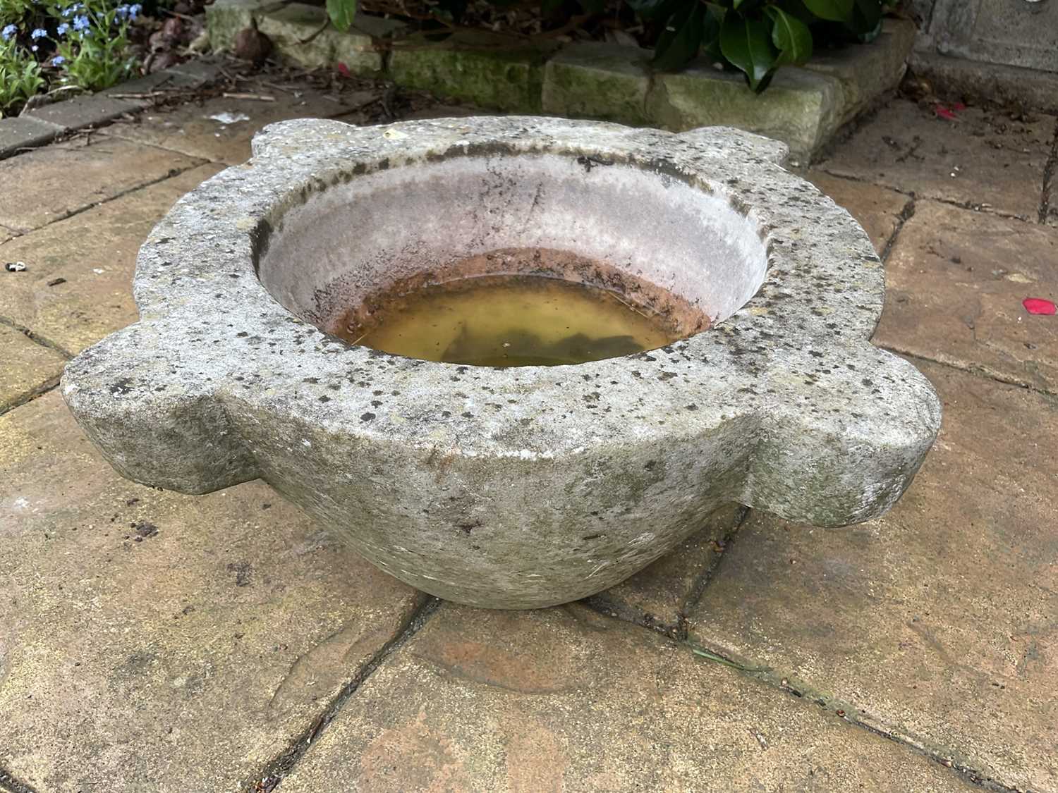 Antique marble mortar, 41 cm - Image 2 of 3