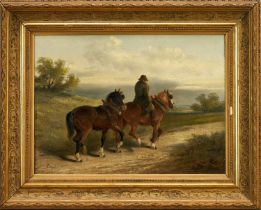 Thomas Smythe (1825-1906) oil on canvas - Homeward Bound, signed, 30.5cm x 41cm, in gilt frame