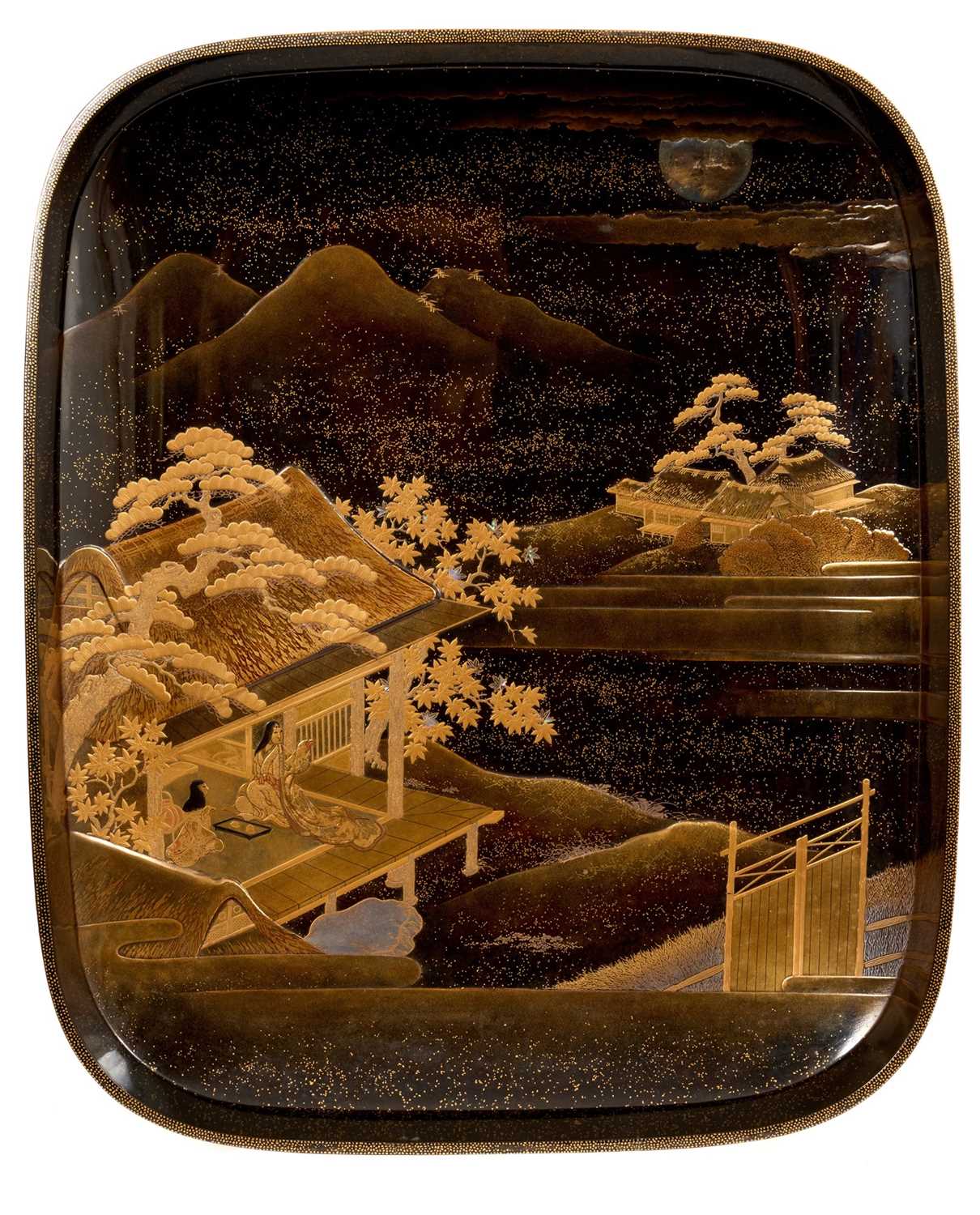 Superb matching set of a gold lacquer ryoshibako and suzuribako, Meiji Period - Image 4 of 18
