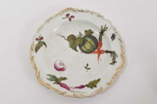 18th century Chelsea moulded dish