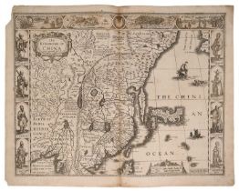 John Speed - 17th century engraved map - The Kingdom of China
