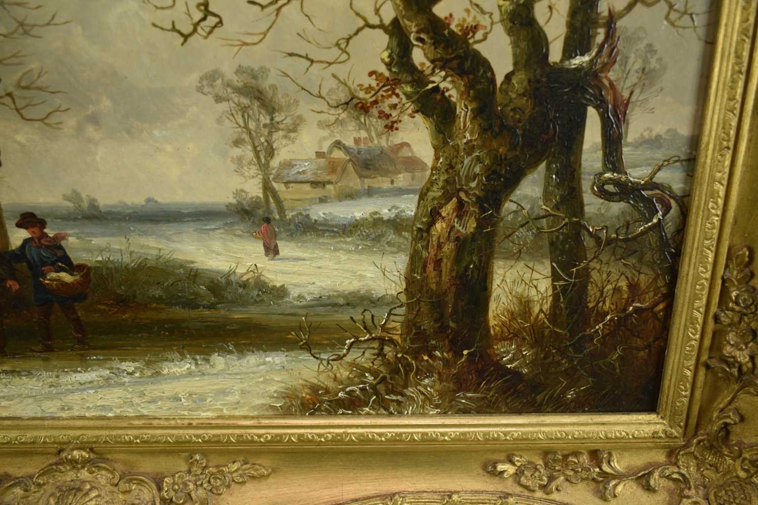 Thomas Smythe (1825-1906) oil on panel - The Snowball Fight, apparently unsigned, 30cm x 54.5cm, in - Bild 8 aus 9