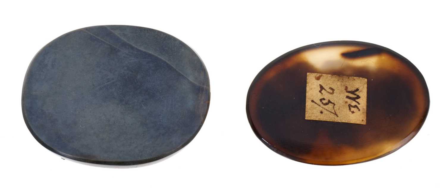 Two antique carved hardstone cameos - Image 2 of 8