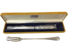 Contemporary silver "Millenium" paper knife, unopened in its original case (Sheffield 2000)