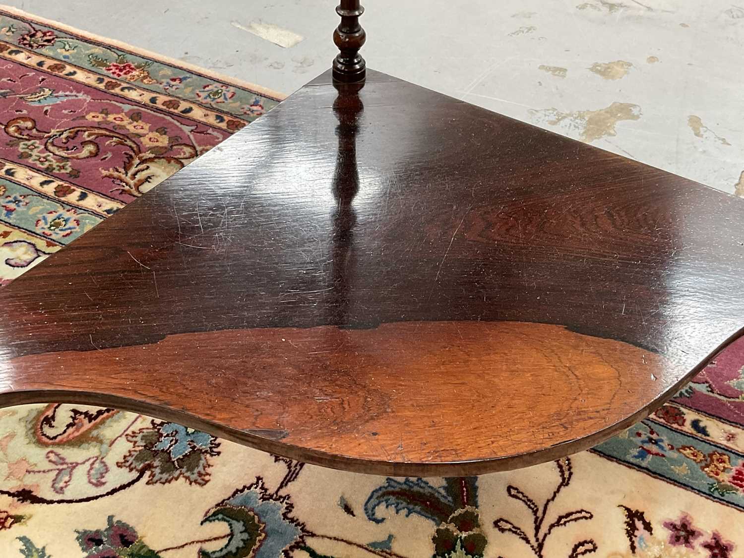 Early 20th century rosewood corner whatnot - Image 4 of 6