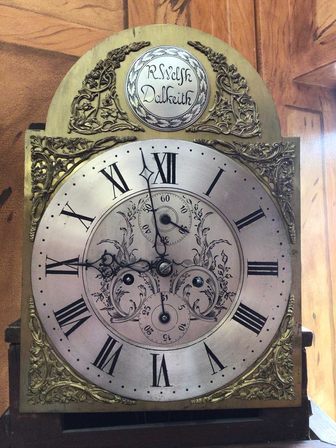 R. Welsh, Dalkeith, late 18th century 8 day longcase clock - Image 4 of 6