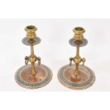 Pair of 19th century Greek revival candlesticks