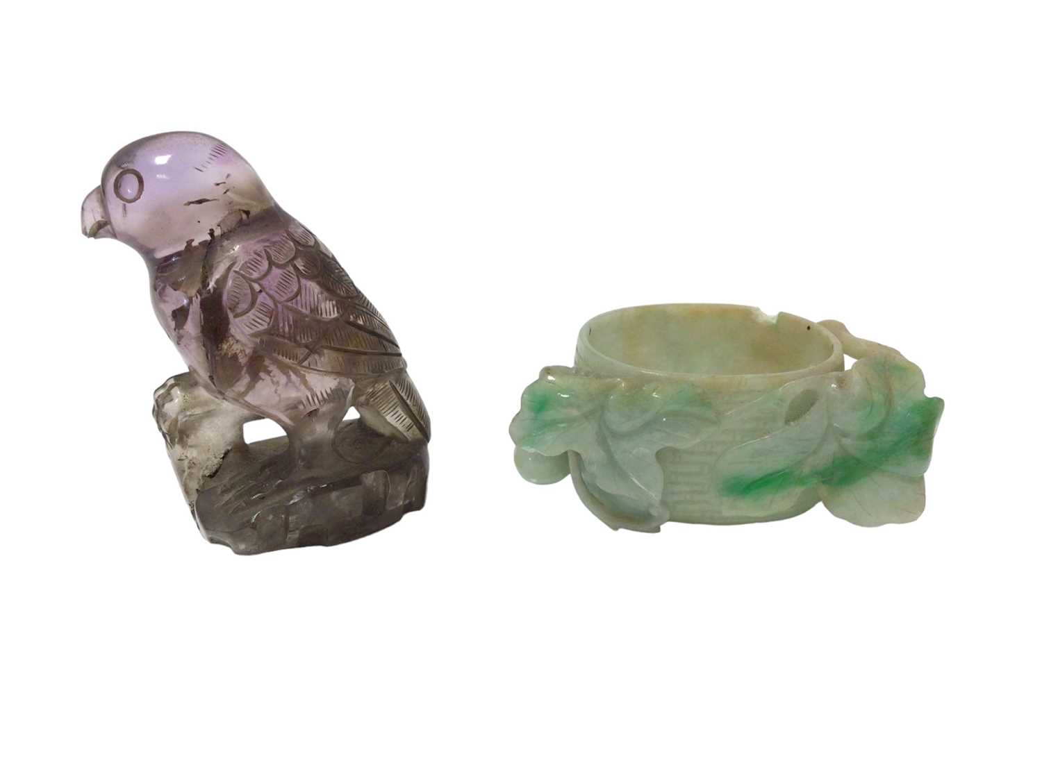 Group of Chinese jade and hardstone carvings - Image 4 of 15