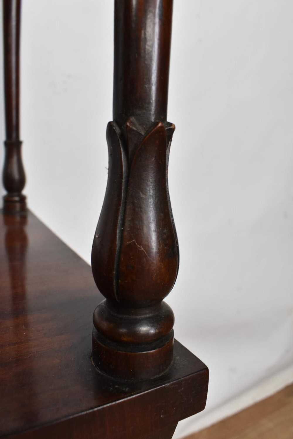 Mid 19th century mahogany whatnot - Image 6 of 7