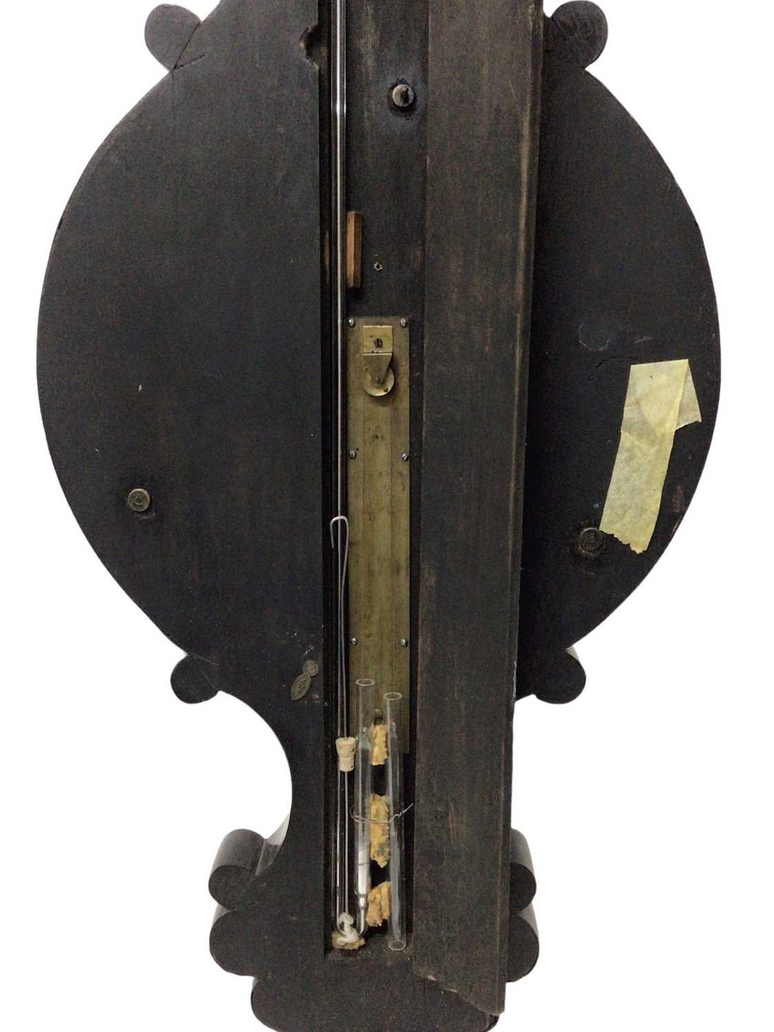 Early Victorian rosewood and mother of pearl inlaid barometer, signed S. Salkind, Ipswich - Image 7 of 7