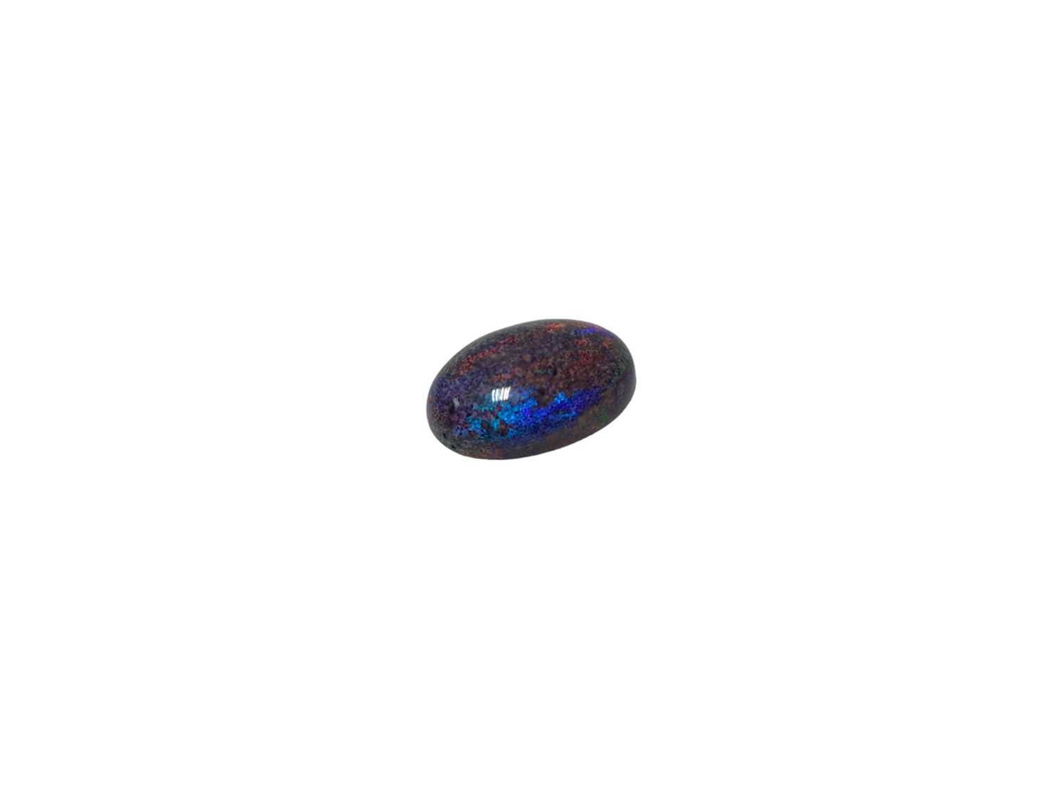 Unmounted black opal cabochon - Image 2 of 6