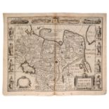 John Speed - 17th century engraved map of Tartary