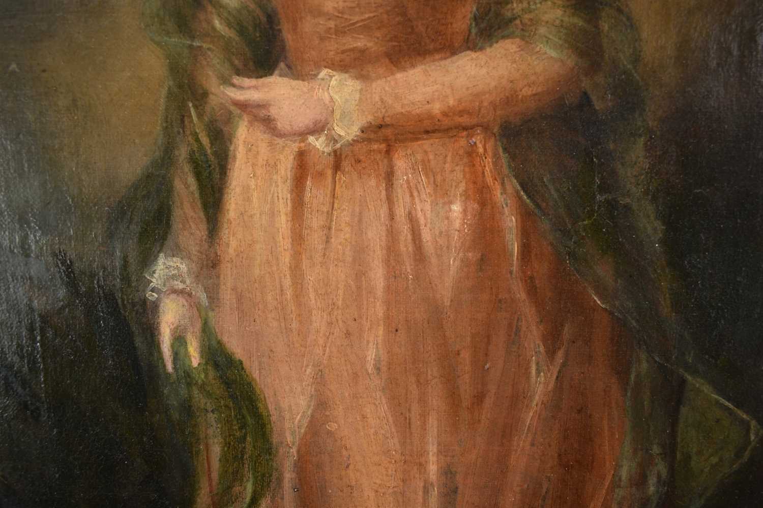 Follower of Thomas Gainsborough, 19th century, oil on canvas - portrait of an elegant lady, 69cm x 4 - Image 7 of 13