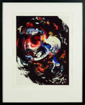 *Maggi Hambling (b.1945) screenprint - Sunrise Heart, signed in pencil and numbered AP XV/XVI, 50cm