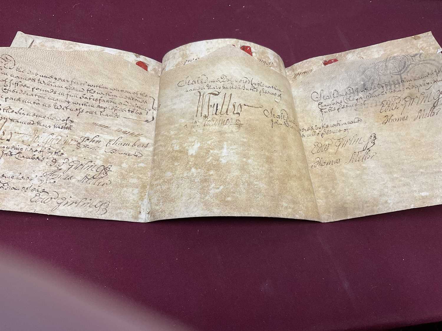 Large collection of indentures on vellum and paper, 17th century and later - Image 33 of 77