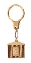 9ct gold Rolls Royce key ring, the solid gold fob in the form of the iconic Rolls Royce radiator gri