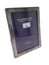 Contemporary silver photograph frame