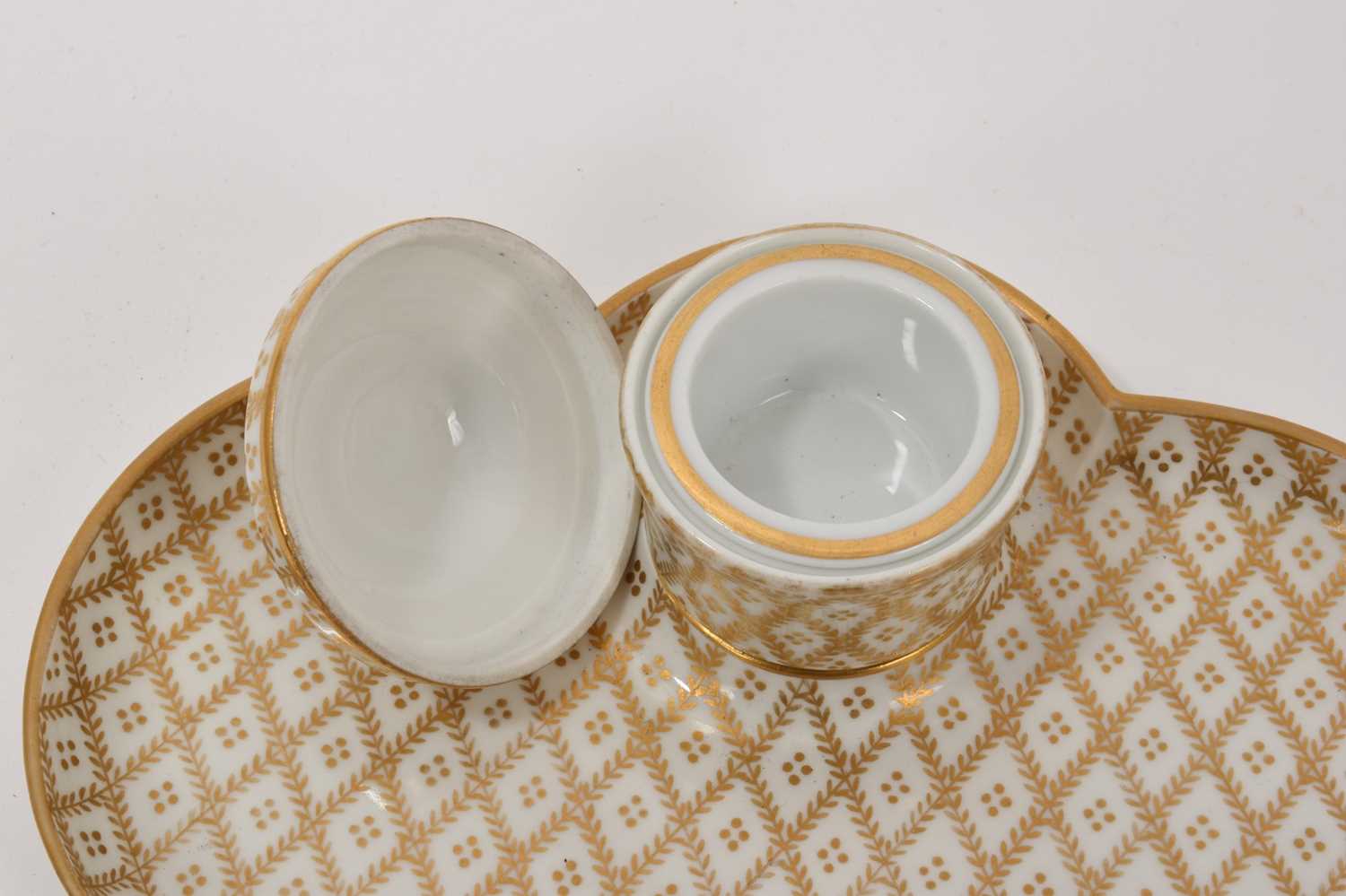 Nyphenburg porcelain inkwell - Image 3 of 4