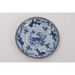 Chinese Kangxi dish, decorated with a crab
