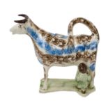 Early 19th century creamware cow creamer