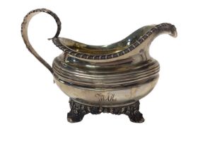 Georgian silver jug